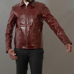 Chaqueta de Cuero Personalizada para Hombre, Resistente al Viento, para Uso Urbano en Invierno 2025 - Product Image 4