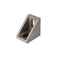 Connecteur de porte pour fenêtre angulaire, portes industrielles, cadres en alliage d'aluminium, fenêtres de protection de machines, systèmes modulaires industriels sablée
