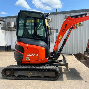 Mini-excavatrice Kubota U27-4, excavatrice hydraulique diesel sur chenilles, 38 tonnes, excavatrice compacte pour la construction de jardins - Product Image 4