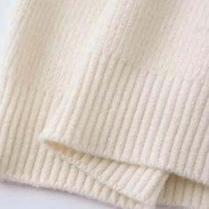 Pull en laine tricotée anti-rétrécissement pour homme AMS SPORTS INTL, col zippé 1/4, rayé, manches longues, pour l'automne - Product Image 3