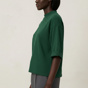 Women Crop T Shirt 100% Cotton Tee Print and Private label Women <b>Tops</b> Streetwear High Quality Short Sleeve Crew Neck T-Shirts - Product Image 2