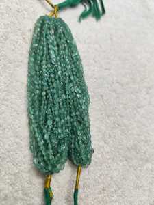 Natural Emerald Tussle <b>Beads</b> Smooth Oval Loose <b>Crystal</b> <b>Beads</b> <b>for</b> Necklace Earrings <b>Jewelry</b> <b>Making</b> - Product Image 3