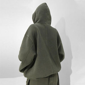 Conjunto Deportivo Birlag para Mujer, Sudadera con Capucha Negra Oversize, Pantalones Deportivos con Cordón Ajustable, Estilo Casual - Product Image 3