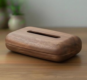 Natural <b>Wood</b> Napkin Holder & Tissue Dispenser Upright Napkin Holder Suitable for Dining Table tissue box holder wooden Holder - Product Image 2