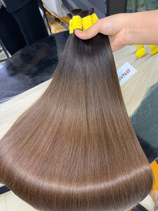 Extensions de cheveux naturels bruts vietnamiens de qualité supérieure NASA HAIR 100g, prix de gros, en vrac, toutes couleurs, 60 cm - Product Image 2
