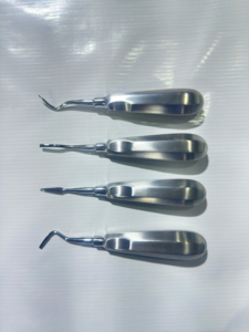 Kit Premium de Elevadores Dentales Manuales con Mango de Acero Inoxidable, Instrumentos Quirúrgicos para Extracción Dental, Certificado CE, Autoclavable - Product Image 5