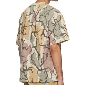 Camisetas de caza de punto extragrandes para hombre al por mayor, de manga corta, de alta calidad, cómodas, transpirables y de color liso. - Product Image 4