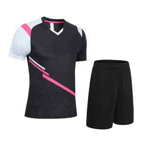 Uniforme de tennis pour homme de haute qualité, sur mesure, manches courtes, respirant, extensible dans 4 directions, respectueux de l'environnement, logo imprimé numériquement sur le devant - Product Image 2