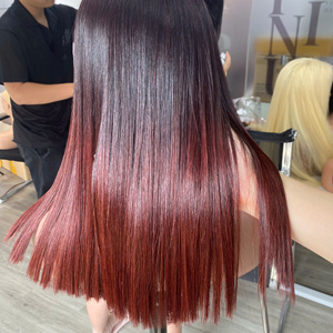 Factory Price 100% Raw Virgin Vietnamese Human Weft Lace <b>Wig</b> Bone Straight Ombre <b>Brown</b> Color Super Double Drawn Hair Extensions - Product Image 1