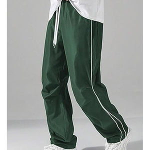 Pantalones de Nailon Tipo Paracaídas para Hombre, Pantalones Deportivos de Nailon de Alta Calidad Personalizados, Pantalones Anchos con Franjas Laterales para Hombre - Product Image 3