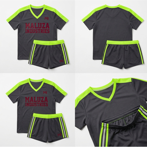 Conjuntos de Uniformes de Porristas con Estampado Personalizado y Bordes Festoneados, Trajes Profesionales de Porristas All Star para Equipos Élite, 100% Poliéster - Product Image 6