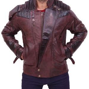New Custom Men Leather <b>Jacket</b> For Adults Wholesale Winter Wear Leather <b>Jacket</b> Street Style <b>Slim</b> <b>Fit</b> Low MOQ - Product Image 5