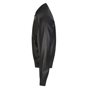 Veste d'hiver en cuir véritable et toile imperméable, personnalisable, tendance, confortable, à séchage rapide, avec logo frontal, pour homme, à prix abordable - Product Image 5