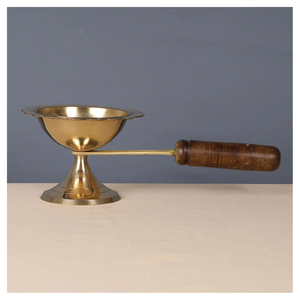 Brûleurs d'encens en laiton très appréciés - Brûleurs de méditation spirituels religieux traditionnels écologiques avec finition antique - Product Image 2