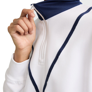 Sudadera Personalizable Premium de Peso Medio con Cuello Alto y Cierre de 1/4 para Mujer, Mezcla de Algodón, Estilo Casual y Relajado para Invierno - Product Image 5