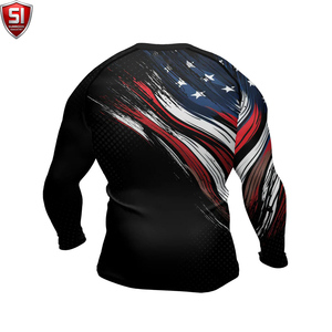 Unisex <b>Long</b> <b>Sleeve</b> <b>Compression</b> <b>Shirt</b> Crew Neck Sublimation Printed Quick Dry Breathable Full <b>Sleeve</b> Sports Body - Product Image 2