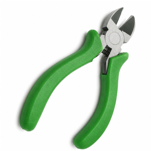 MANAN INSTRUMENTS Pince coupante diagonale professionnelle (acier au carbone, poignée moulée en plastique) qualité industrielle pour fils/câbles - Product Image 1