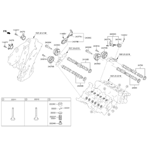 G70 Nouvelles pièces et accessoires pour voitures et camions Gauche 243603CAA2 - Product Image 2