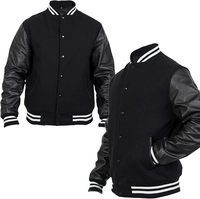 Veste universitaire à prix d'usine – Veste de baseball en laine et cuir de qualité supérieure unisexe pour le basketball