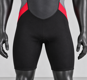 Custom <b>Men's</b> 2mm Neoprene Shorty <b>Wetsuit</b> Back Zip Thermal One Piece Diving Suit Swimming Suit - Product Image 6