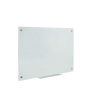 Panneau blanc à fixation magnétique, Surface en verre trempé de sécurité Durable, fixation murale - Product Image 1