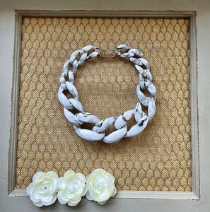 Collier Statement en Perles de Résine, Collier à Grosses Perles - Product Image 3