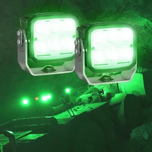Changement de couleur sans fil télécommande 24V tête Bulldozer pelle tracteur lampe multifonctionnelle intelligente 12V LED lumière de travail - Product Image 2