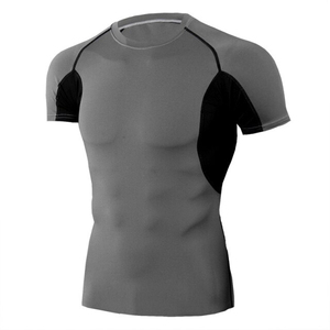 Chemise de compression à manches longues pour homme, coupe performante, confort premium, écologique, antibactérienne, style actif, UPF50 - Product Image 1