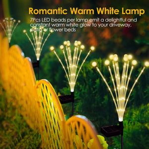 2 Lámparas Solares Decorativas Impermeables IP65 con Forma de Luciérnaga, Luces Nocturnas Oscilantes para Caminos, Jardines, Patios y Exteriores - Product Image 6