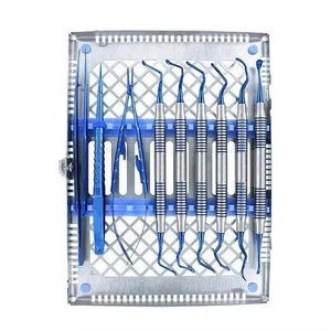 Kit de chirurgie dentaire et orale MIANBRO ENTERPRISES MB-ZS-1302, instruments manuels micro-parodontaux en acier, certifiés CE Classe I - Product Image 1