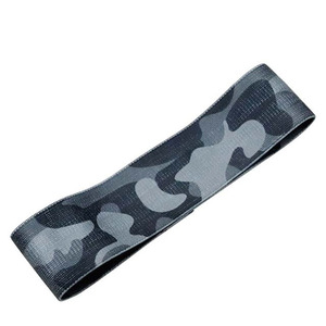 Bande de résistance rouge haute élasticité pour les hanches, confortable et large, idéale pour le renforcement musculaire, la musculation et le fitness. - Product Image 1