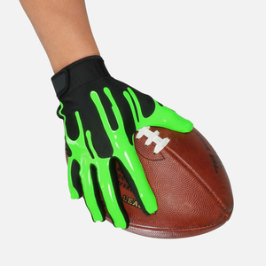 ถุงมือฟุตบอลแบบใหม่ล่าสุด ดีไซน์ตามสั่ง สำหรับตำแหน่งรับบอล ทีมอเมริกันฟุตบอล คุณภาพดีที่สุด ถุงมือผู้ชาย - Product Image 5