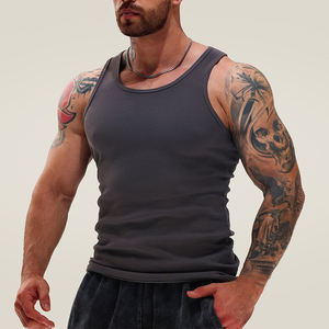 Men’s Casual Summer Tank <b>Top</b> Soft Cotton Wholesale Gym Tank <b>Top</b> Men Bulk Mens Tank <b>Tops</b> Sleeveless Shirt for Daily Wear - Product Image 5