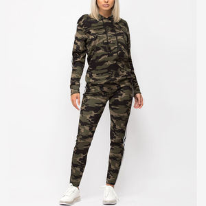 Survêtement pour femmes, matière douce, deux pièces, respirant, design extensible, idéal pour la salle de sport, l'entraînement, la course à pied, les randonnées - Product Image 4