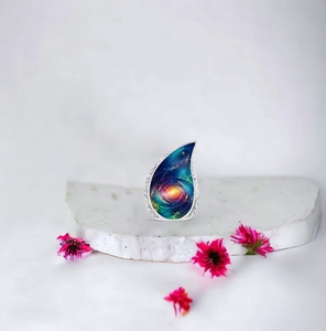 โกศรักษ์โลกทรงหยดน้ำ Galaxy สำหรับบรรจุอัฐิคน-ความจุ 220 คิวบิกอินช์ - Product Image 2