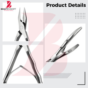 กรรไกรตัดหนังกำพร้าคุณภาพพรีเมียม ด้ามจับสปริงคู่ ผลิตจากสแตนเลสสตีล สำหรับใช้ในร้านเสริมสวยมืออาชีพ - Product Image 3
