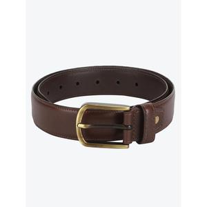 Cinturones y accesorios de cuero genuino con hebilla de latón de lujo para hombre a precio asequible, hechos en India. - Product Image 1