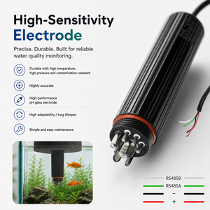 RS485โพรบน้ำหลายพารามิเตอร์8 in 1 | PH/ EC/TDS/orp/ ความเค็ม (%, PPT) /sg/temp สำหรับการเพาะเลี้ยงสัตว์น้ำสระว่ายน้ำและการบำบัดน้ำ (OEM) - Product Image 2