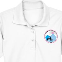 Polo brodé à manches courtes pour jeunes avec logo cranté Jack and Jill, coupe droite, décontracté, pour le golf