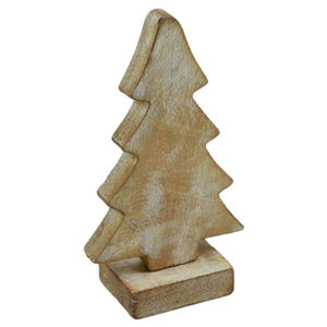 Sculpture d'arbre en bois moderne et créative, finition naturelle, design d'intérieur, accessoires de table de Noël, ornements, prix en gros - Product Image 5