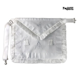 Wholesale Product Masonic Master Mason <b>Machine</b> Embroidery Apron Freemasons Aprons for Regalia Products - Product Image 1