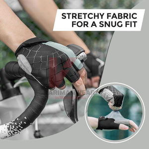 Guantes de Ciclismo para Hombre y Mujer, Antideslizantes, con Amortiguación, Acolchados, Duraderos, Transpirables, Ideales para Ciclismo de Carretera y Entrenamiento - Product Image 3