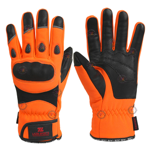 Gants de moto Softshell imperméables Premium Street Riders, haute visibilité, en textile, pour l'hiver et la pluie - Product Image 3