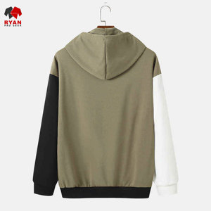 Sudaderas con Capucha Personalizadas con Logotipo en la Parte Delantera, Estilo Pullover, Color Sólido, para Hombre, 100% Algodón, Forro Polar Transpirable, Diseño ODM de Invierno, Cuello con Capucha - Product Image 4
