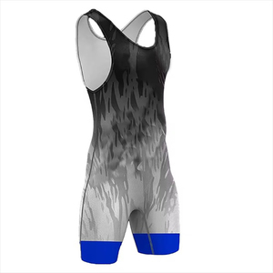 Maillot de lutte personnalisé réversible, imperméable, respirant, à séchage rapide, en Spandex et Polyester – Fabricant et grossiste de vêtements de lutte de qualité supérieure - Product Image 3