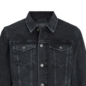 High Quality Men's Denim Jacket High Street Style Regular Fit Turn-down Collar Button Casual Outerwear Autumn Style Men's Jacket - Product Image 6