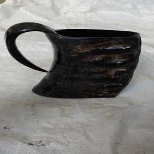 Taza de Cuerno Estilo Animal, Hecha a Mano, Ecológica, Reutilizable, para Café, Té, Cerveza, Decoración del Hogar, Vajilla - Product Image 3