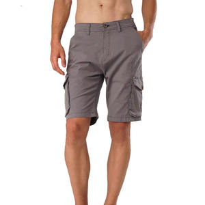 กางเกงขาสั้นคาร์โก้ผู้ชาย สกรีนโลโก้ได้ เอวยางยืด ทรงกลาง น้ำหนักเบา ระบายอากาศได้ดี ผ้าฝ้าย กระเป๋าหลายช่อง สไตล์ลำลอง สำหรับฤดูร้อน รับผลิตแบบ OEM ODM จากโรงงาน - Product Image 2