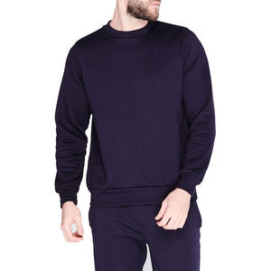 High Quality Custom Men's Regular Fit Casual Sweatshirts Breathable 220 Grams Solid Premium Quality Pullover Sweatshirt - Product Image 2