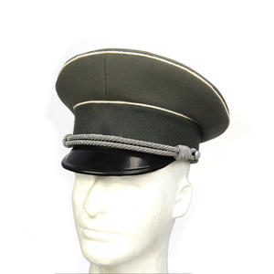 Casquettes de haute qualité avec broderie personnalisée à la main, options de tissu en laine, chapeaux de style uniforme - Product Image 2